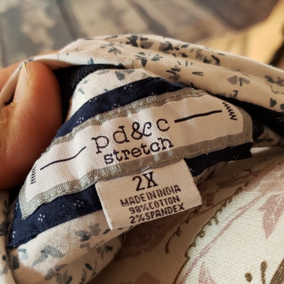 Pd&c Stretch 2XL Floral button up - Picture 8 of 8